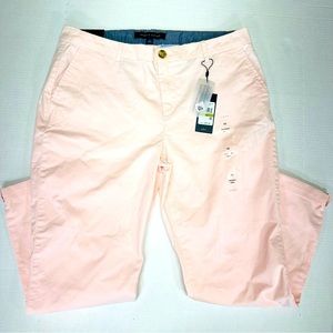 Tommy Hilfiger Women's Heritage Chino Pant J9SK0035 Size 14 Pink